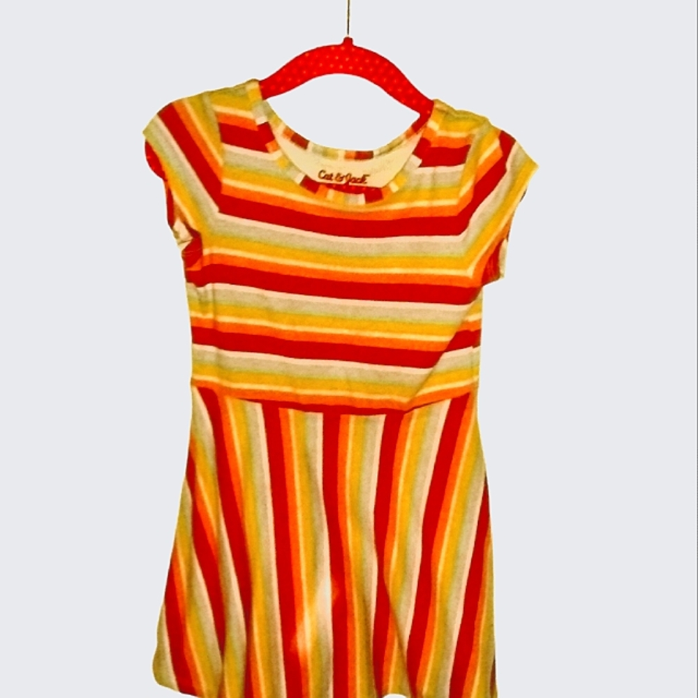 Toddler Cat & Jack/ Wonder Nation Rainbow Colored Dresses